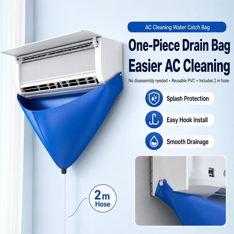 Bộ dụng cụ vệ sinh máy lạnh treo tường, túi rửa máy lạnh 1-2HP, bộ hứng nước…