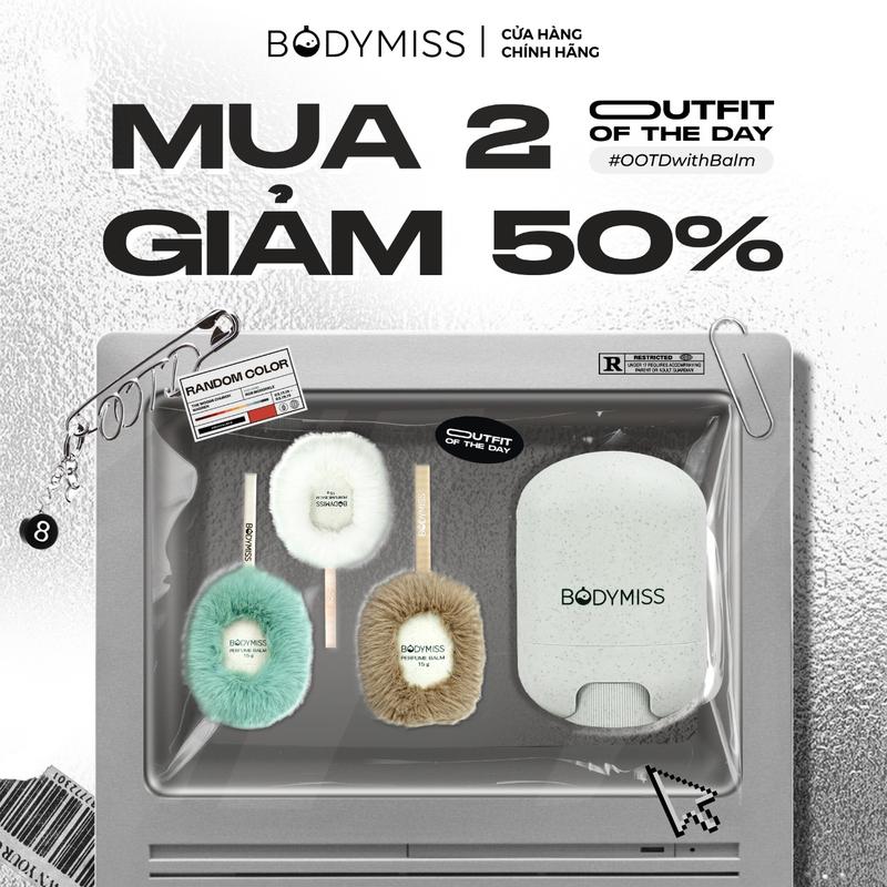 MUA 2 GIẢM 50% - BLIND BAG Nước Hoa Khô Dành Cho Nam Nữ Unisex Phụ Kiện Tiện Lợi Bỏ Túi Bodymiss Nước Hoa Sáp 3 Tầng Hương Thơm Cho Học Sinh Sinh Viên Perfume Balm Cosmetic i