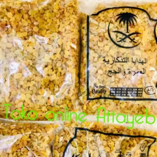 kismis Arab 1kg Premium Al Madina Fesh kismis Asem Manis Kerikil Bersar Warna kuning 500gr Kismis Simin golden Raisin manis