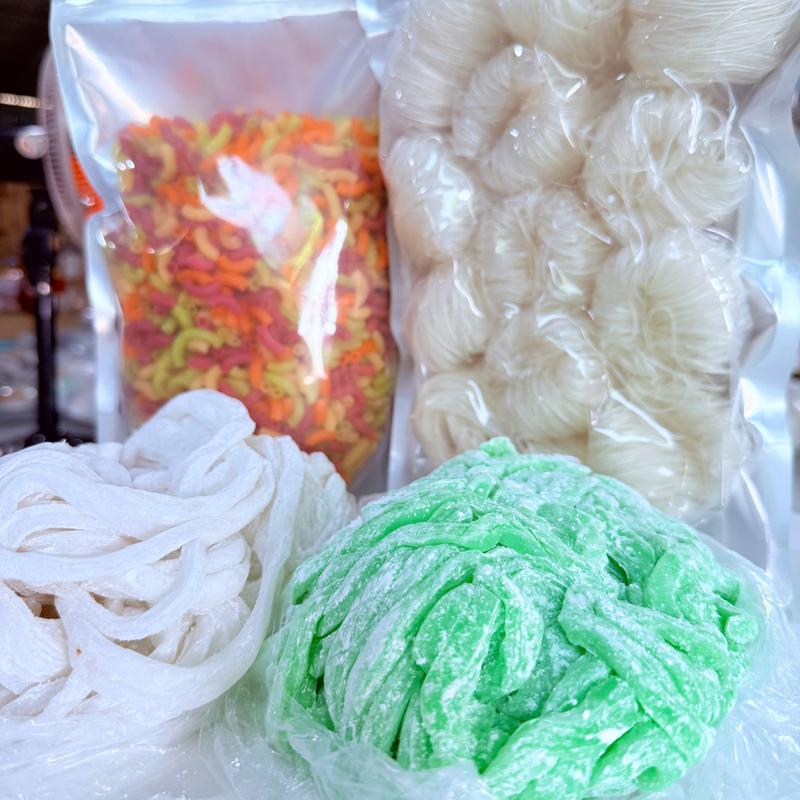 COMBO SA ĐÉC - 2kg bột bánh canh + 1 kg hủ tiếu khô + 1kg nui rau củ