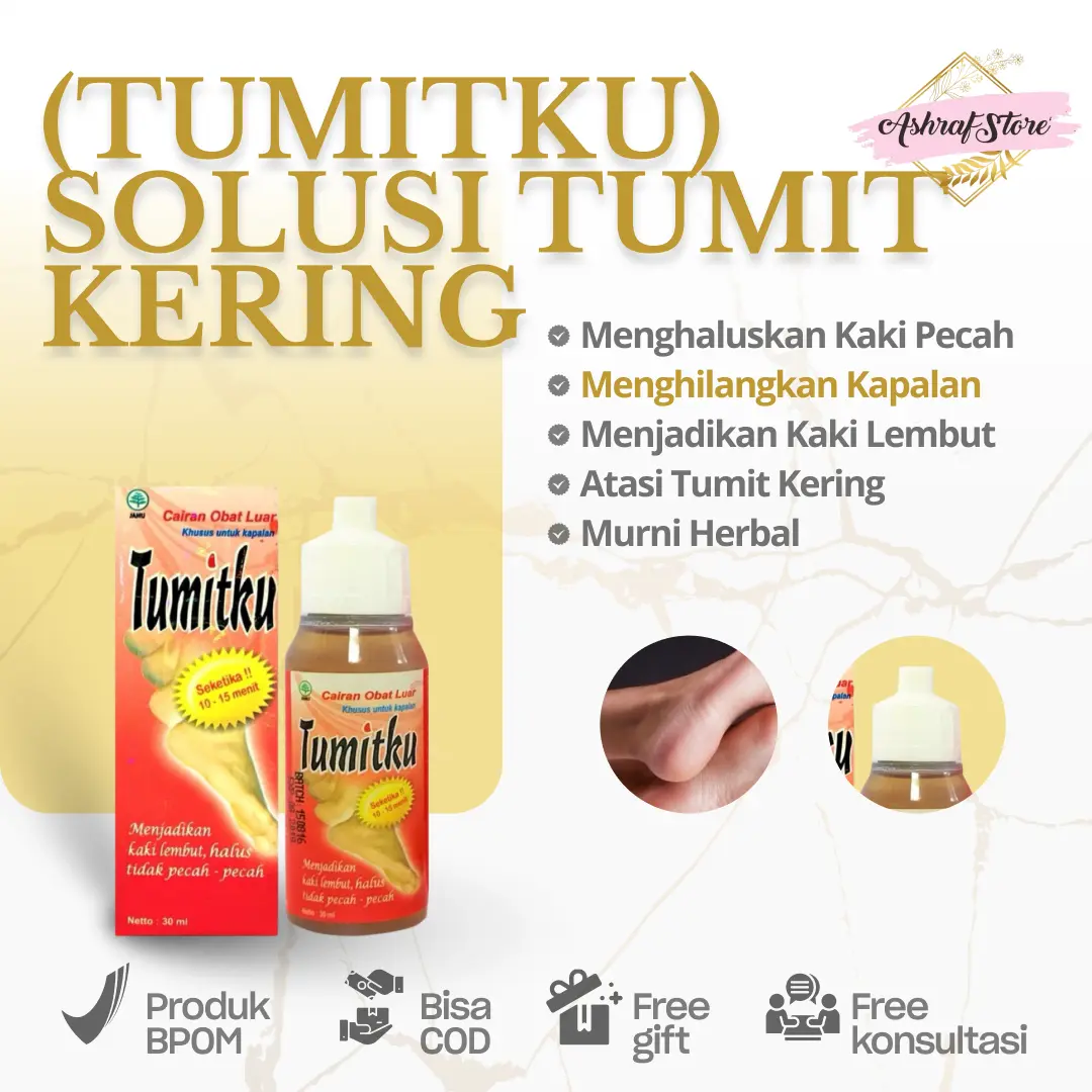 Tumitku Obat Kaki Pecah Masker Kaki Pengelupas Kulit Mati Kapalan