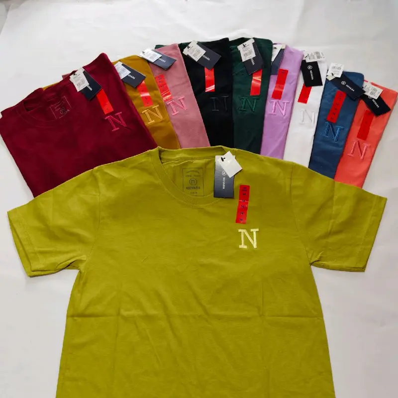Kaos Lengan Pendek N Unisex N V D dari Katun Combed24s Pria Wanita 1
