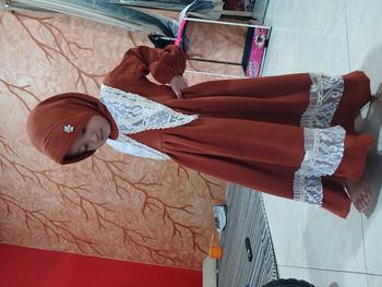 Product Review of Gamis Anak Sakura Murah  FREE HIJAB - Bahan Cringkle 1 - 9 Tahun from m**y 0