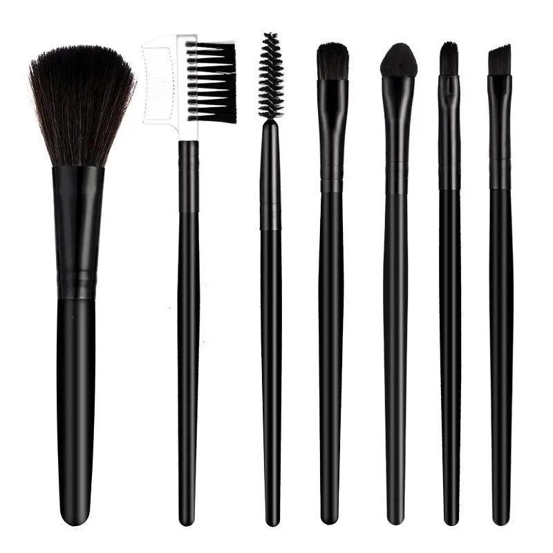 8pcs Bộ Trang Điểm Hàng Ngày, Son Kem Bóng Nhung Mờ , Phấn Má Hồng Dạng Bột Nguyên Chất, Phấn Mắt Chín Màu, Bộ Cọ Trang Điểm, Màu Đen Mắt Bền, Kẹp Lông Mi, Chì Kẻ Mày Tự Nhiên, Bút Kẻ Mắt Bộ trang điểm cho phụ nữ Mỹ Phẩm 6