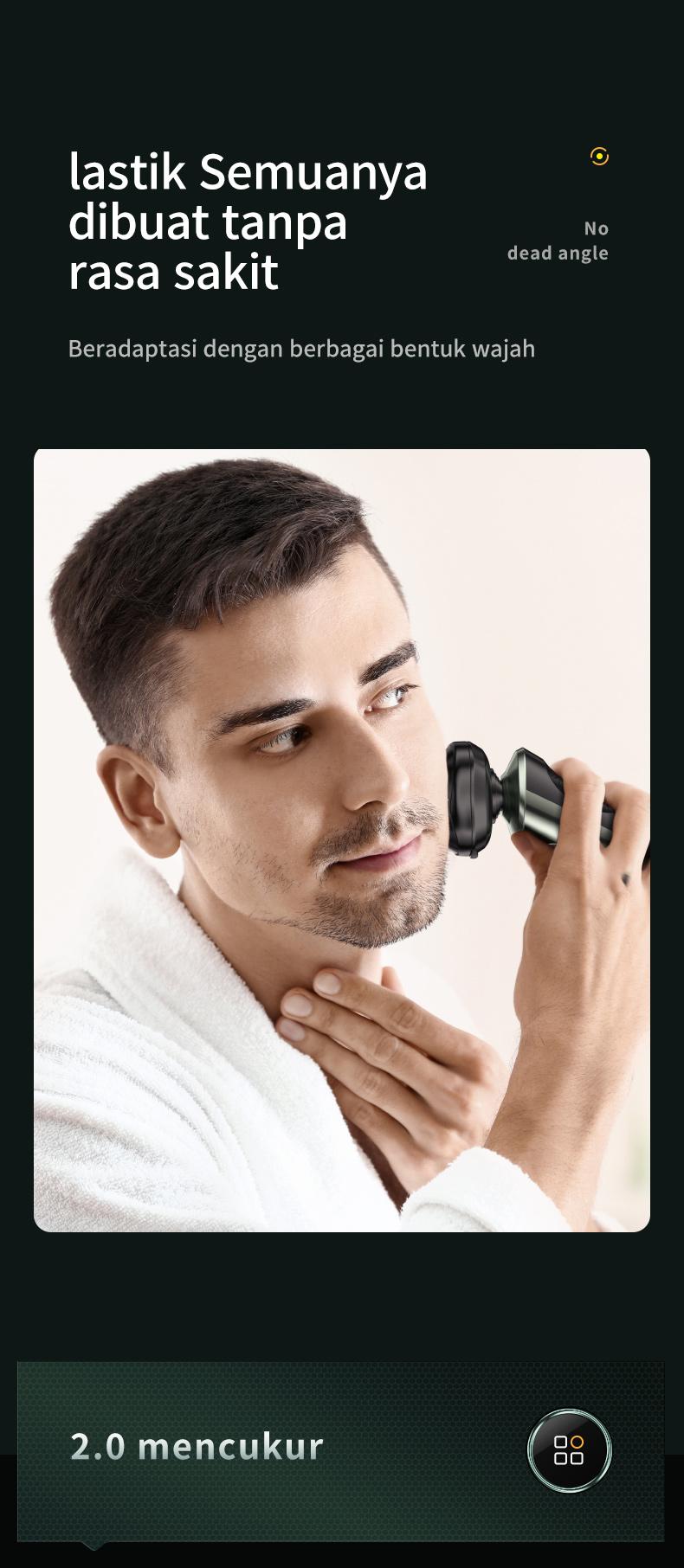 Product Introduction of OUYILI pencukur Alat Cukur Elektrik 3-in-1 Portabel - Shaver Multifungsi Mesin Pencukur Kumis, Jenggot, Trimmer Bulu Hidung, Kit Perawatan Rechargeable, Cutter Rambut Wajah 19