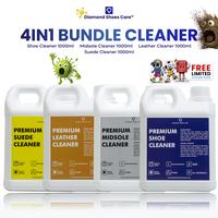 Gambar Paket Mix 4 Liter - Pembersih Sepatu Kulit Canvas Suede Shoes Cleaner dari Diamond Shoes Care Kota Semarang 1 Tokopedia