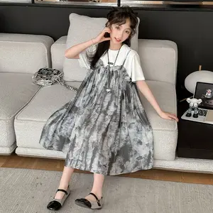 Dress Anak Perempuan Casual Korea Style Cantik Adem Nyaman Untuk Anak Usia 7–12 Tahun, Cocok Dipakai Sehari-hari & Jalan-jalan