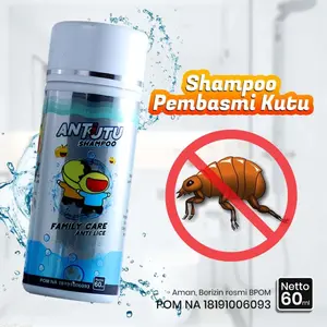 Shampo kutu penghilang kutu sampai ke telurnya dengan isi 60ml travel friendly