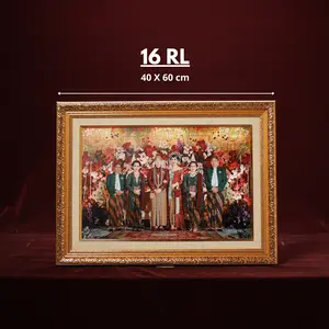 Frame Foto Ukir - Bingkai Foto Klasik Aesthetic Mewah Unik Gratis Cetak Foto