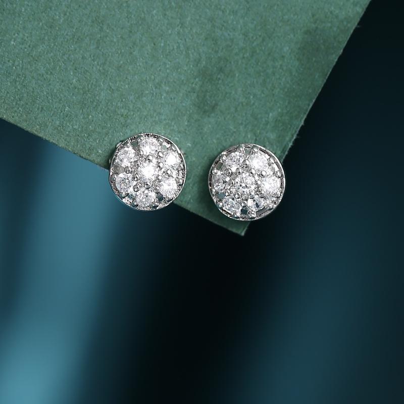 D.G.C Anting Bulat Anting Bulat Korea Anting Bulat Polos  Mutiara Tawar Tindik Anting Plug D289 2