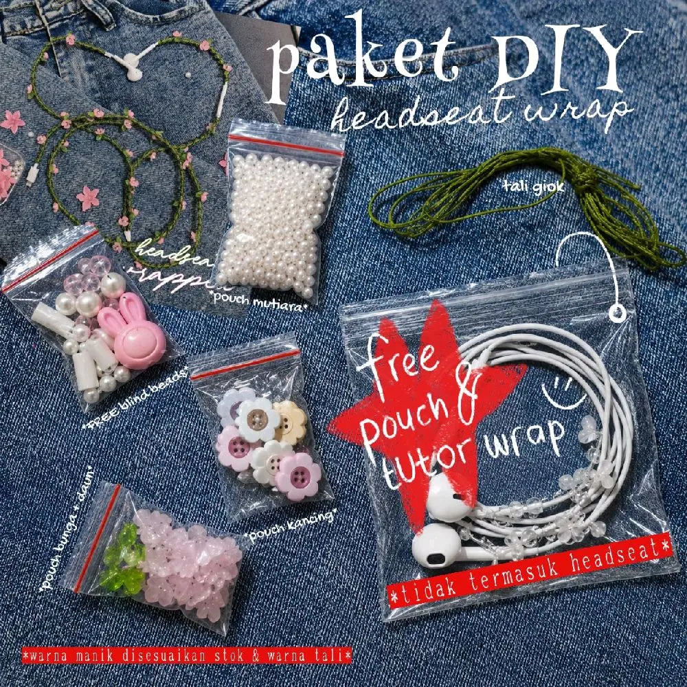 Paket DIY Headseat Wrapped READY - Tidak Termasuk Headseat