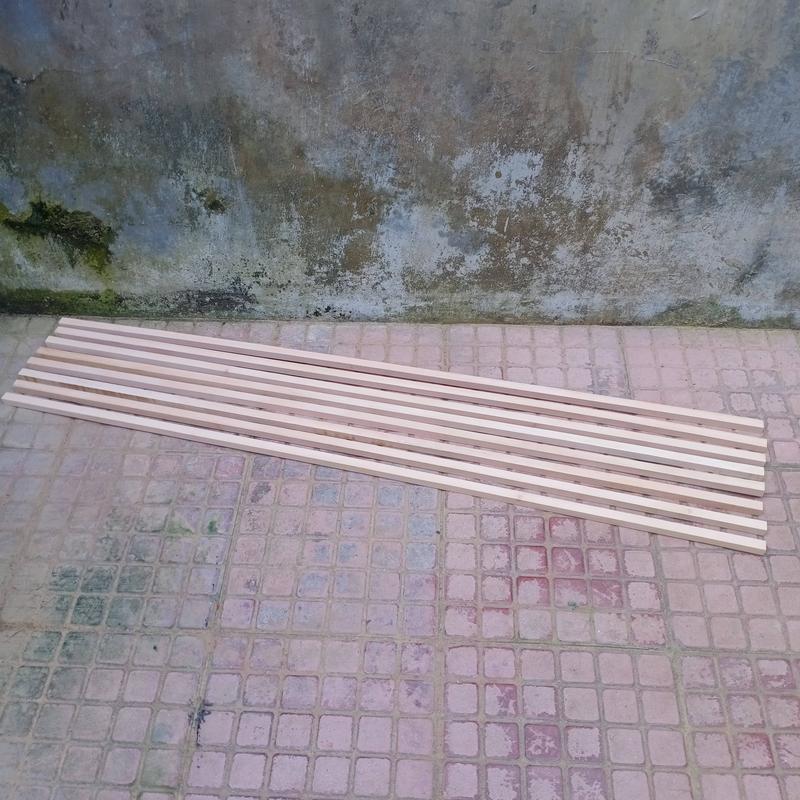 Stik Kayu Kotak 1 cm x 1 cm x 100 cm | Kayu Kotak Kecil Panjang untuk Kerajinan, Dekorasi, dll 4