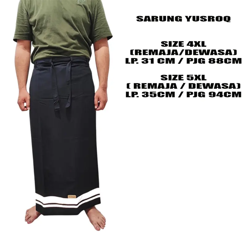 Sarung YUSROQ - Sarung MENYALA - Sarung Anak - Sarung Pria - Sarung Sunat Anak - Sarung Instan 6