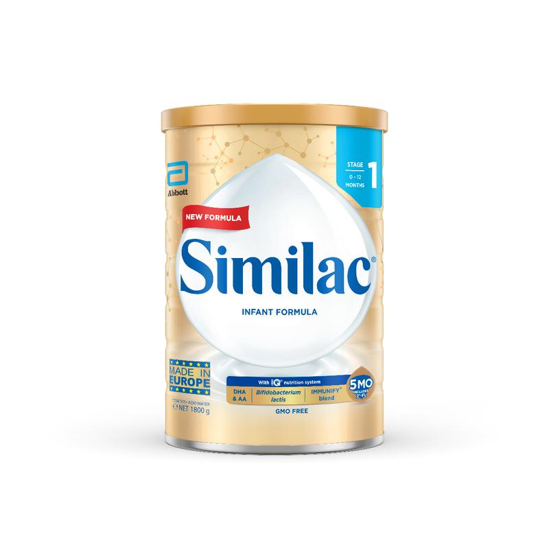 Product Introduction of Similac 5MO Stage 1 Infant Milk Formula 1.8kg (0-12 months) 0