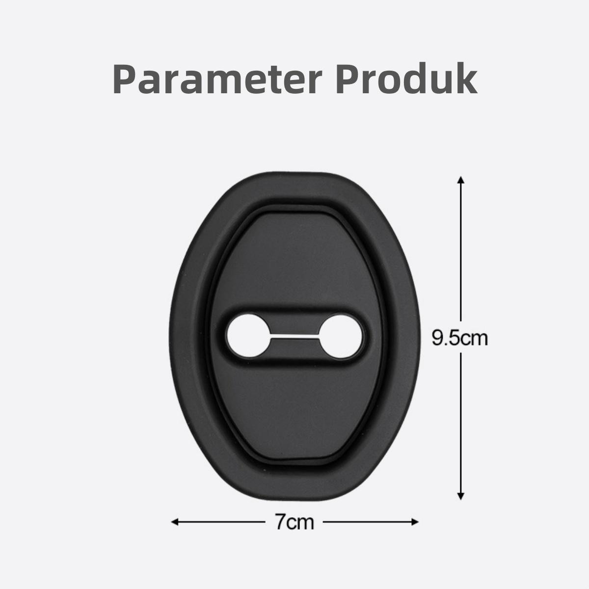 [Meta] Bantalan pelindung kunci pintu mobil silikon peredam suara dan peredam guncangan penutup pelindung kunci pintu mobil / selongsong karet kunci pintu mobil universal Car