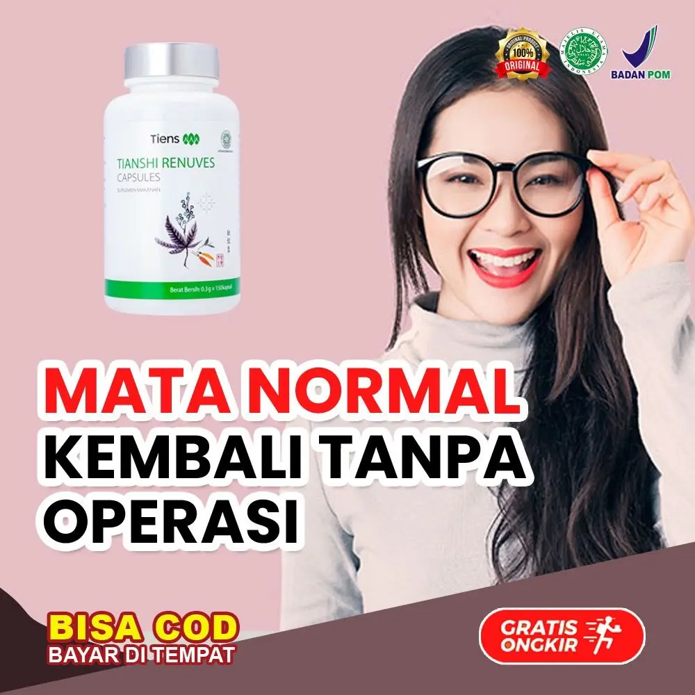 RENUVES Suplement Cina untuk Mata Minus Katarak dan Silinder
