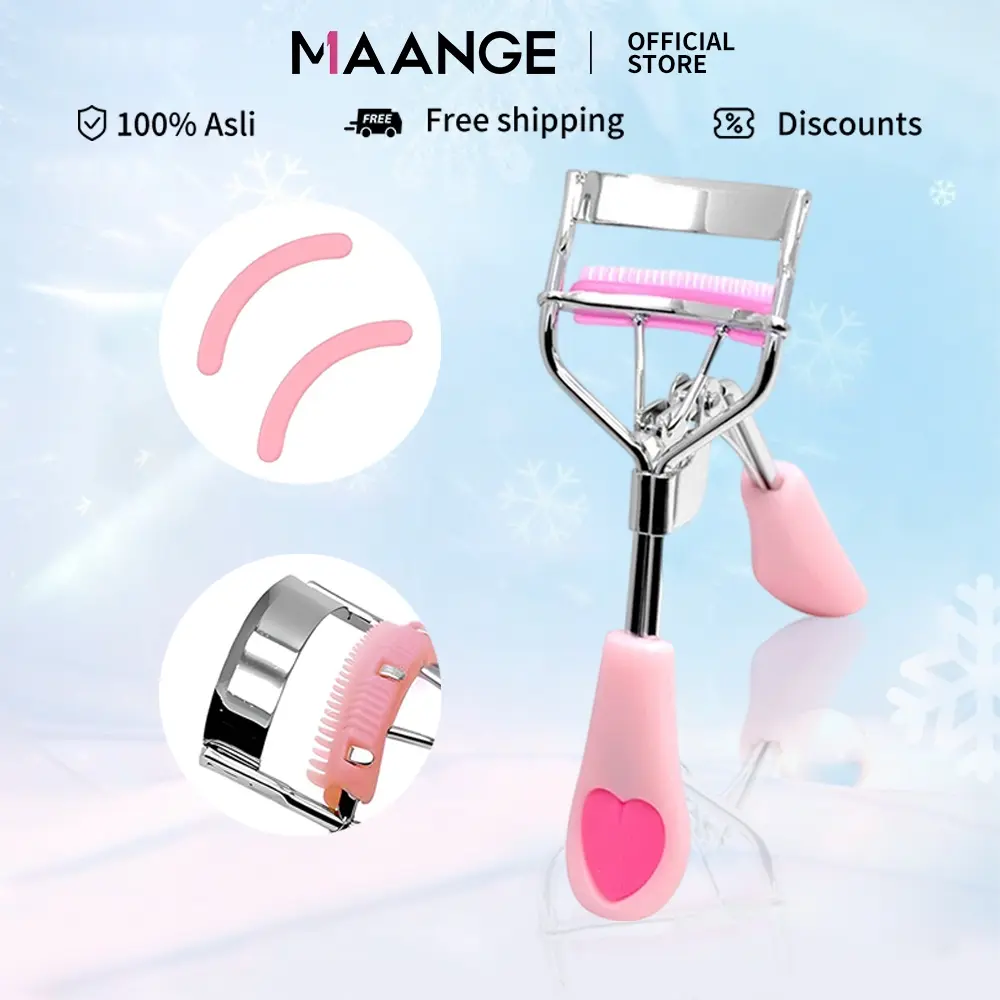 MAANGE Penjepit Bulu Mata Pengeriting Alami Eyelash Curler Lasting Curl Portable Makeup Tools Alat Rias 1309