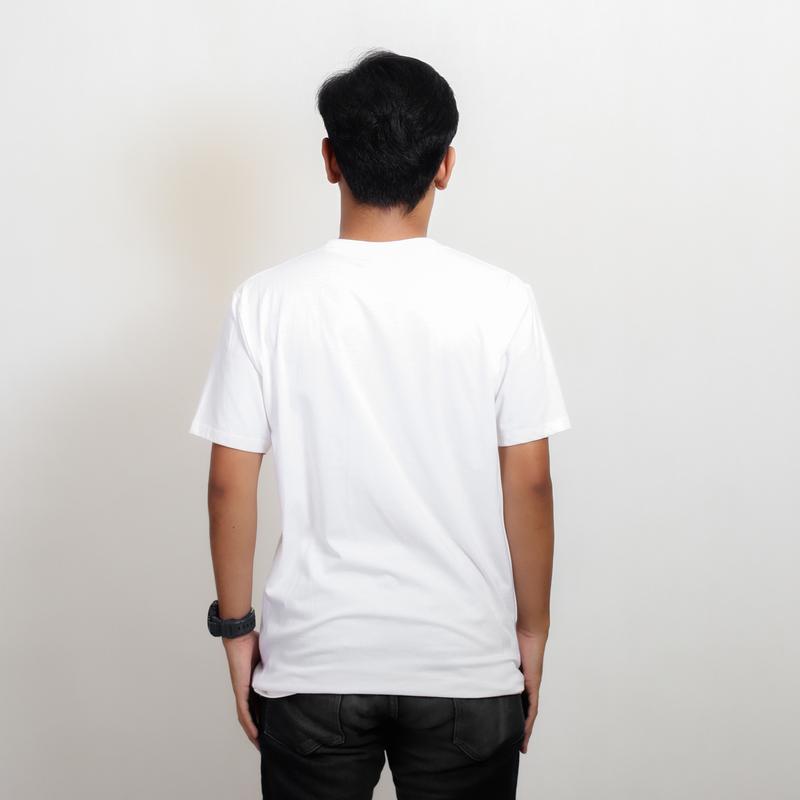 WHSTL. Kaos Pendek  Foamlogo #3 - White 6