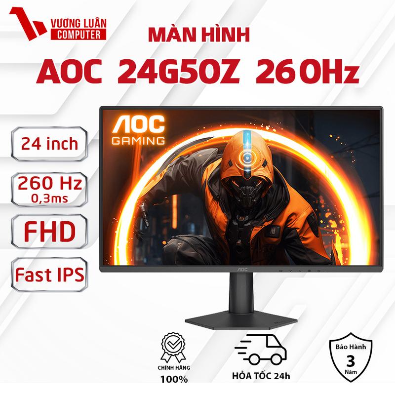 Màn hình AOC GAMING 24G50Z 260Hz Fast IPS 0,3ms