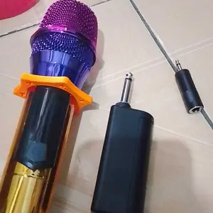 MIC Wireless Rainbow Single Mic Double Mic Variasi Pengisian Tipe Charging