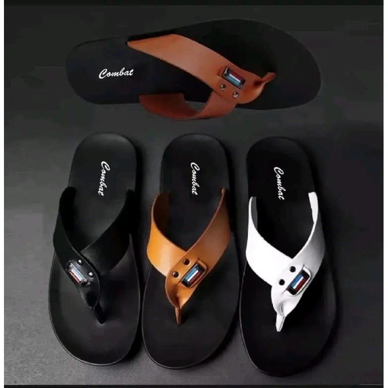 Sandal Pria Dewasa Combat Sol Premium Import / Sendal Jepit Cowok Fashion Trendi Karet