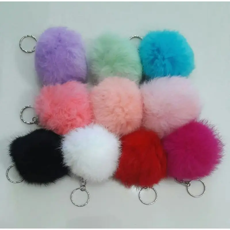 Gantungan Kunci PomPom - Gantungan Serbaguna Lucu Murah 0