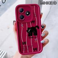 Gambar Casing Hp untuk Realme C63 C61 Note 60 Note 60X Narzo N63 Case Kucing Hitam Kasing Anti-Sidik Jari Silikon Kasus Lembut Casing - Gaya1, Realme C63 4G dari MHKEID MALL Kab. Tangerang 3 Tokopedia