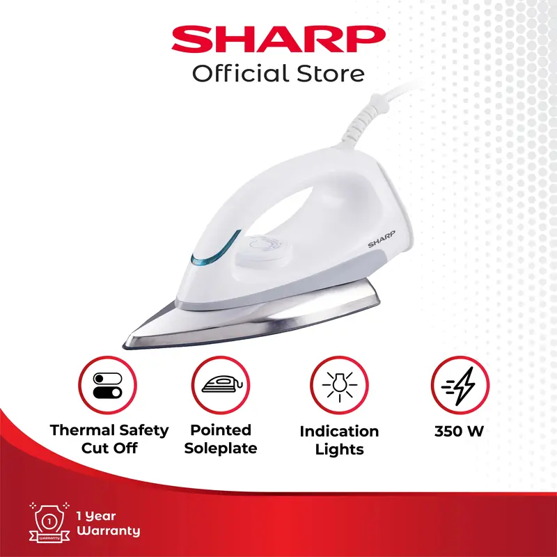 SHARP Setrika Listrik Stainless EI-N10 0