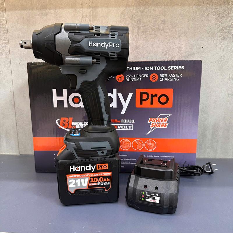    3M  Máy Siết Bulong Handy Cỡ Lớn Lực Siết H1000 Đầu Đặc 1 2 mở ốc 30mm 1 pin 20Cell 1 sạc  Không Chổi Than 