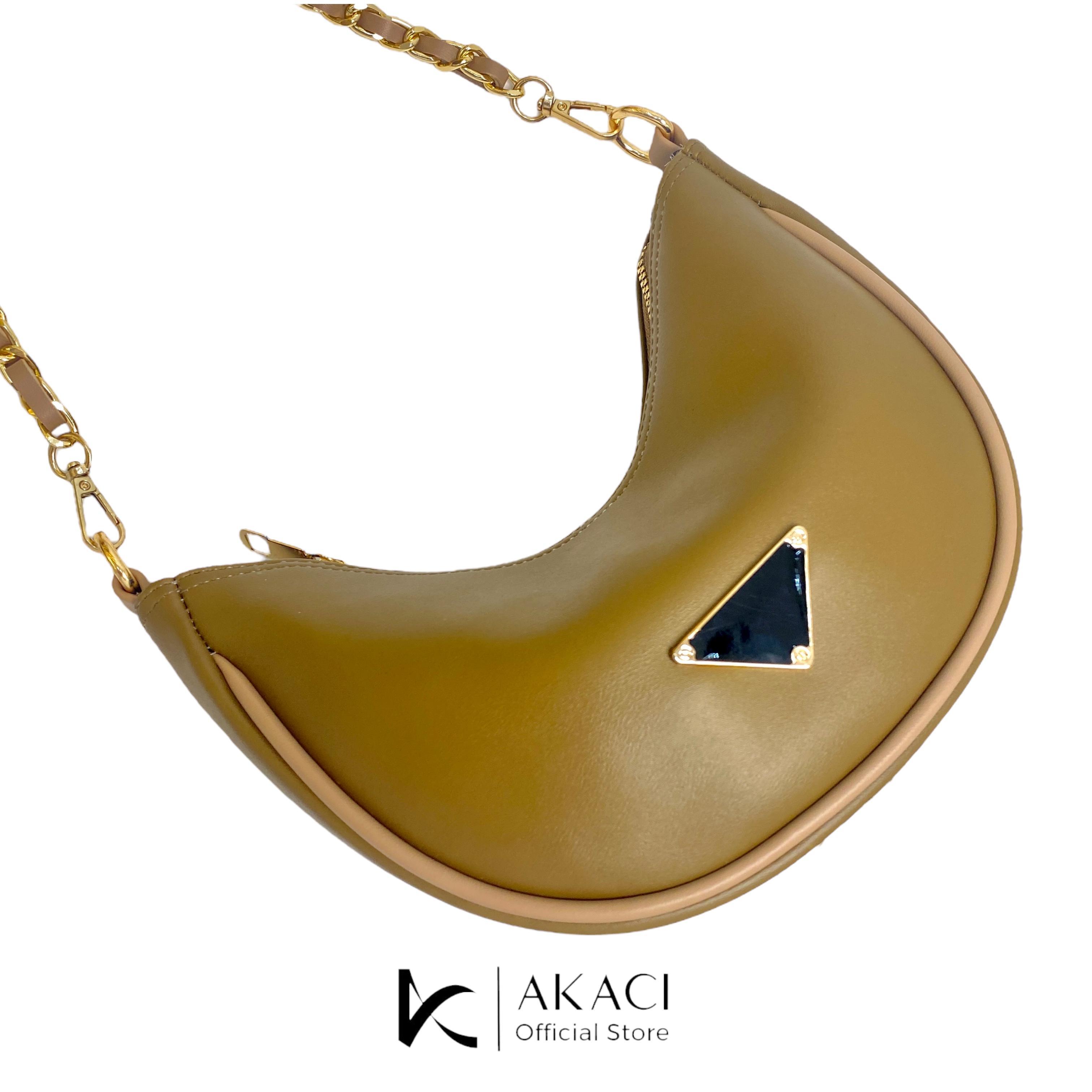 Akaci store | VANIA Tas selempang dan bahu 09-8272 Bahan MS Halus 1 Ruang Tas wanita kekinian polos mewah kuliah kerja pesta Hitam