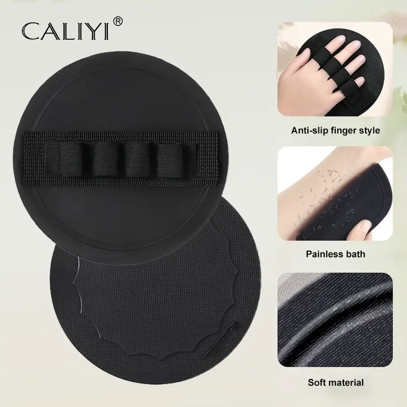Rubber Round Rubbing Towel Gloves Brushes Exfoliating Dead Skin Deep Cleaning Body Scrub Brush Rubbing Back Bath Shower Tool