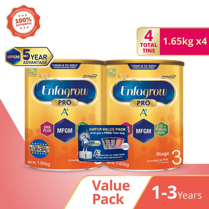 [Bundle of 2] Enfagrow Pro A+ Stage 3 1.65kg Twinpack + Free - TikTok ...
