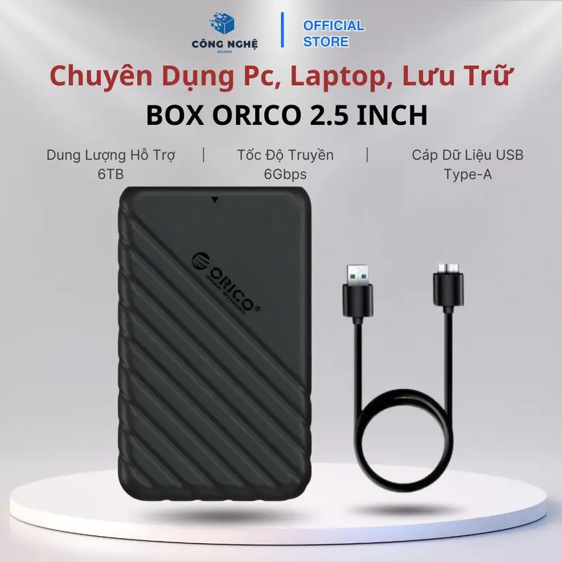 Box Ổ Cứng di động hdd ssd 2.5 inch Hard Drive Enclosure USB 3.0 - Bảo Hành 12 Tháng 0