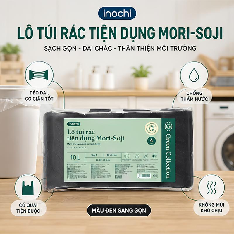 Lô Túi Rác Màu Mori Soji Inochi – Túi Đựng Rác Tiện Dụng, Chắc & Không Rách |…