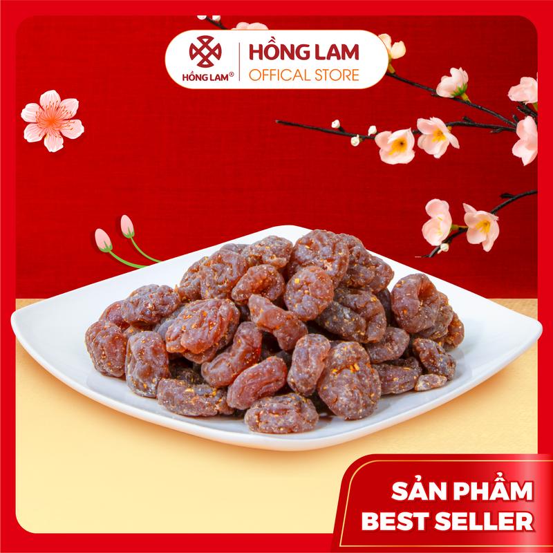 Ô Mai Mơ Hồng Lam 5 là dòng sản phẩm tách hạt cao cấp Hồng Lam. Có vị Chua Cay Ngọt Dẻo Hộp gói 200gr 300gr 500gr Snack Food