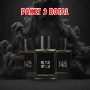 KING NOSE TERLARIS PAKET 3 BOTOL | BUNDLING PARFUM  BLAK OPIM PARFUM PRIA WANITA 30ML PARFUM WANGI TAHAN LAMA
