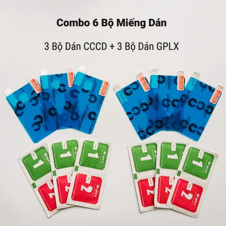 Combo 6 Bộ Miếng Dán Bảo Vệ Thẻ CAO CẤP (3 Bộ Có Lỗ Chíp + 3 Bộ Không Có Chíp)
