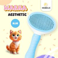 Gambar Hobilic Sisir Grooming Anjing Kucing Bulu Rontok Oval Tombol Tekan Pembersih Otomatis Pet Hair Brush - Pink dari Hobilic Kota Administrasi Jakarta Pusat 5 Tokopedia