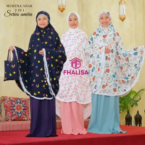 MUKENA ANAK 1 tahun sampai anak tanggung BAHAN RAYON Renda