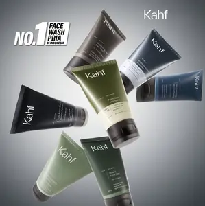 Kahf Face Wash & Face Scrub - All Variant 50ml 100ml-pencuci muka pria ,Brightening , anti acne, komedo,berminyak Wajah Dark Membersihkan Laki Facial Perawatan