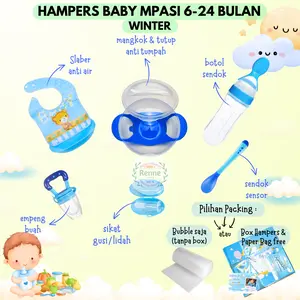RENNESHOP - (WINTER) - FEEDING SET / MPASI BAYI / HAMPERS BABY / KADO BAYI / PERALATAN MAKAN BAYI