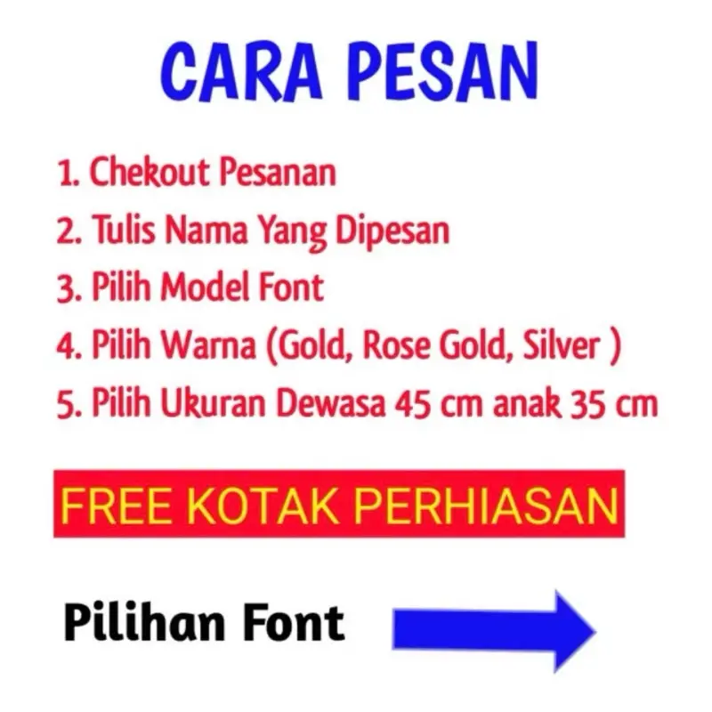 (Beli 1 Bonus 1 Cincin) Kalung Nama Custom Anak Dewasa Desain Liontin KarakterCartoon Spesial Pecak Kopi Aksesoris Perhiasan Custom Premium Titanium Lapis Emas warna Gold Silver RoseGold Aman di  Kulit Bisa Couple Aman Sehari-hari Stainless 2