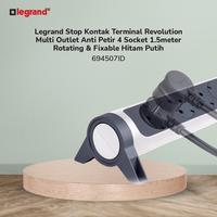 Gambar Legrand Stop Kontak Terminal Revolution Multi Outlet Anti Petir 4 Socket 1.5meter Rotating & Fixable Hitam Putih - 694507ID dari LegrandPowerSolution.id Kota Administrasi Jakarta Barat 5 Tokopedia