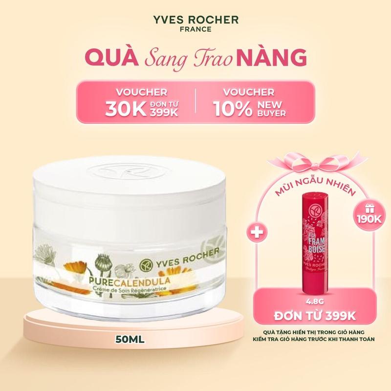 [YR] Kem Dưỡng Da Ngày Và Đêm Yves Rocher Calendula Regenerating Day Night Cream 50ml