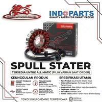 Gambar Spull Spul Stater INDOPARTS Original Stator Comp All Matic Honda Yamaha Beat Vario Scoopy Genio Mio M3 Aerox Nmax - K0J Genio dari FORMULA MOTOR_NEW Kota Bekasi 1 Tokopedia