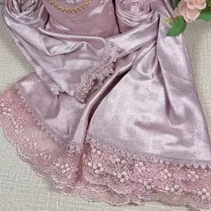 Nayeera ~ Mukena Dewasa Silk Jaquard 2in1 Motif Embos Premium dengan Desain Elegan dan Kualitas Terbaik