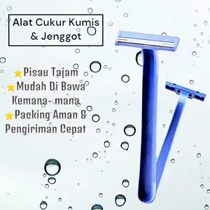 ALAT CUKUR KUMIS / ALAT CUKUR JENGGOT 2 MATA PISAU / PISAU CUKUR KUMIS / PENCUKUR KUMIS