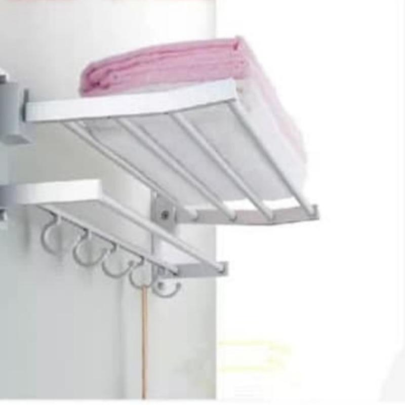 RAK HANDUK KAMAR MANDI GANTUNGAN ALUMINIUM 1