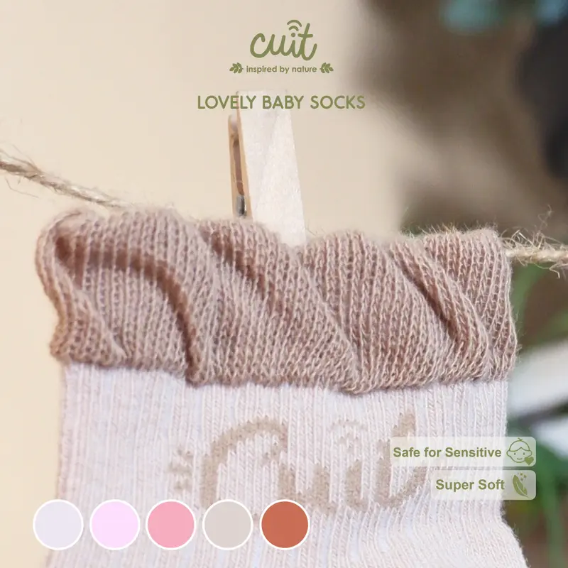 CUIT Ruffle Socks Kaos Kaki Anak Perempuan Lovely - Toddler Socks 6 - 12 Bulan - Kaos Kaki Lucu 3