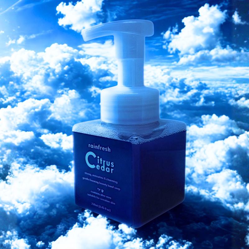 RAINFRESH Gentle Perfume Foam Hand Soap - Citrus Cedar (C Bleu Inspired) Moisture Foaming